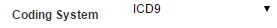 5. Default Coding
System Selection