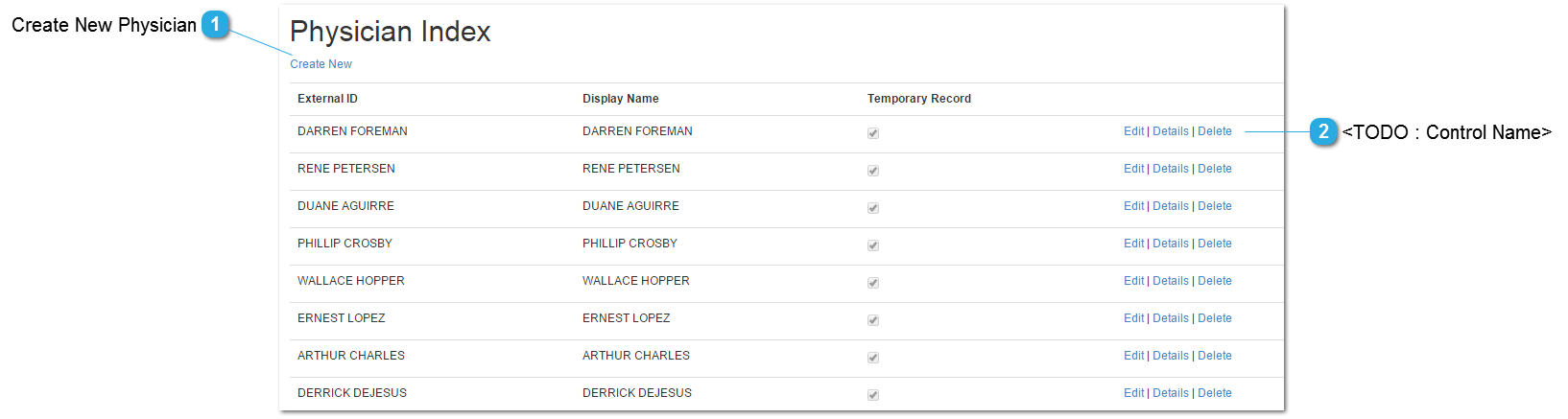 Physician Index